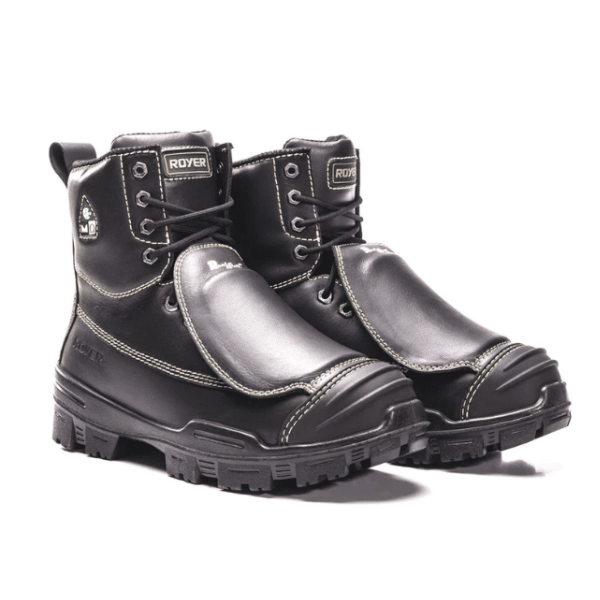 BOTTES DE TRAVAIL ROYER VENTURA REALFLEX™ 8″ AVEC PROTECTION MÉTATARSIENNE NOIRES – APPROUVÉES CSA – 5301VT | RY0212302