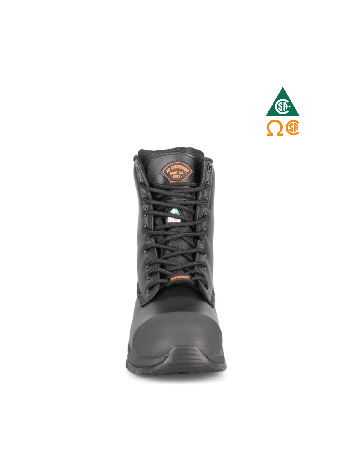 JB GOODHUE HURRICANE 8″ WORK BOOTS BLACK – 16116 | JB0209116