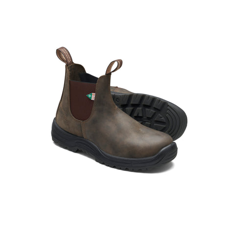 BLUNDSTONE BOOTS WORK & SAFETY XFR, RUSTIC BROWN 6''- B180 | BL0206180