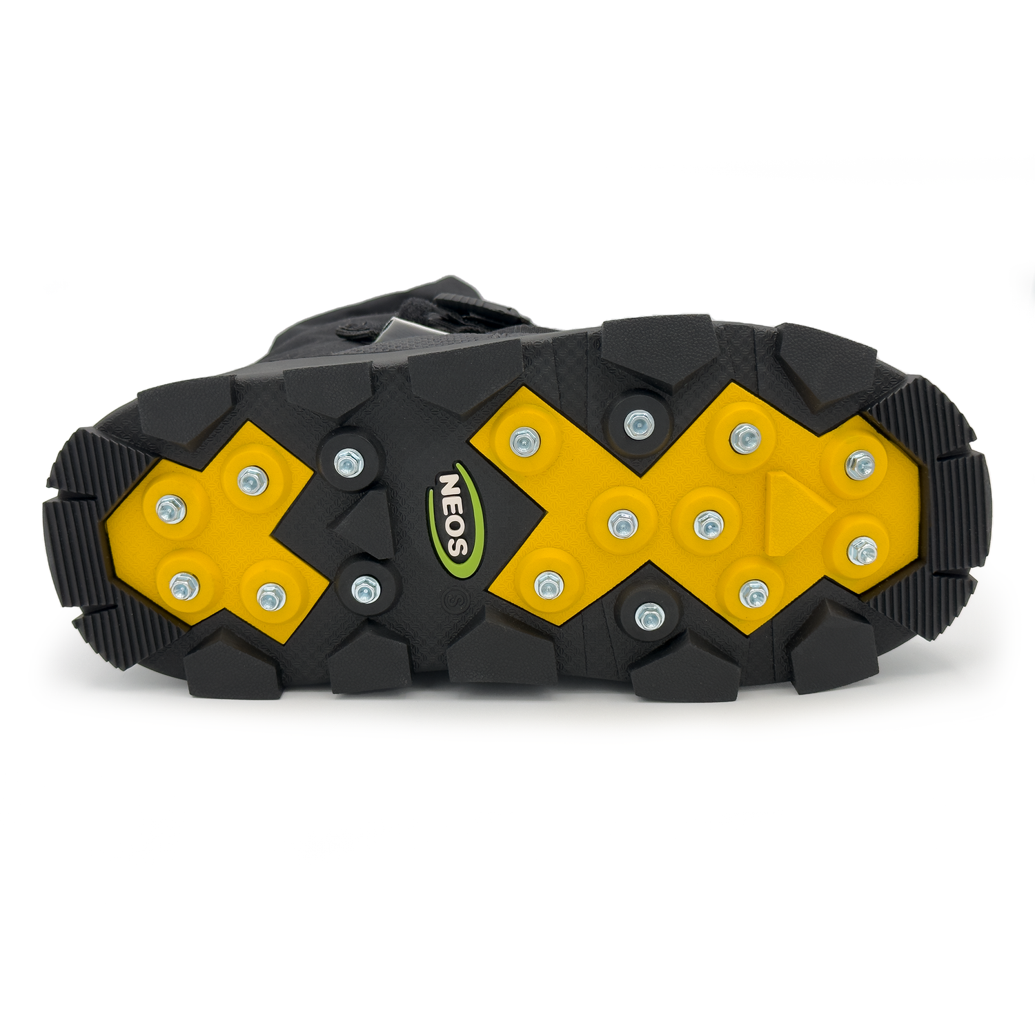 NEOS 11" OVERSHOES VOYAGER GLACIER TREK CLEATS – BLACK VNG1 | NE0305992