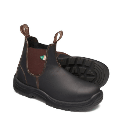 BLUNDSTONE B162 6″ SAFETY BOOTS GORE ELASTIC BROWN – B162 | BL0206160
