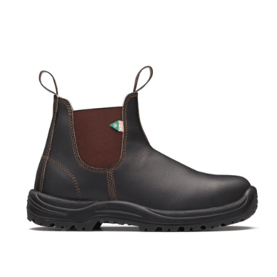 BLUNDSTONE B162 6″ SAFETY BOOTS GORE ELASTIC BROWN – B162 | BL0206160