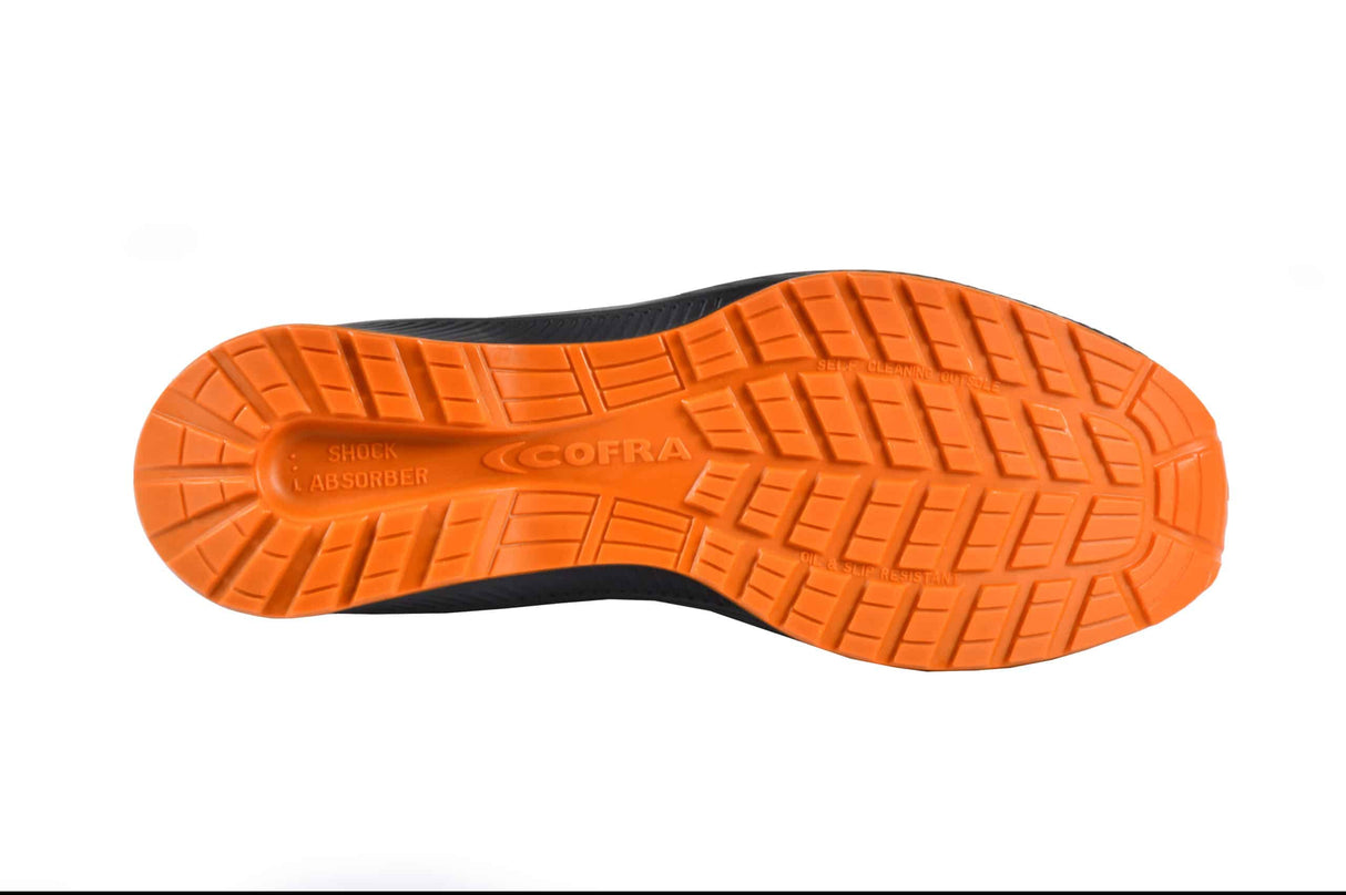 COFRA FIREFAN ATHLETIC WORK SHOES BLACK MICROTECH – S1 P SRC | CF0202788
