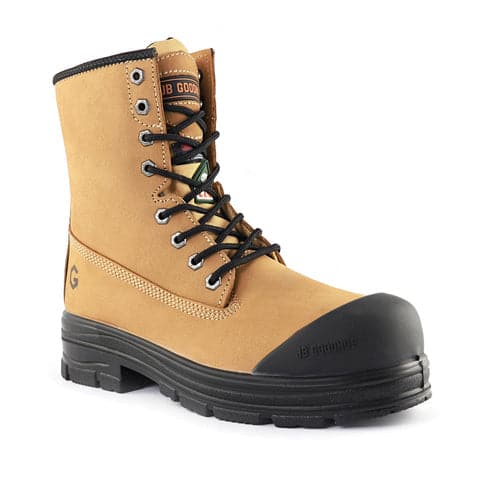 JB Goodhue Nitro 2 8″ Work Boots with Bump Toe Taupe 14009 | Collins Safety