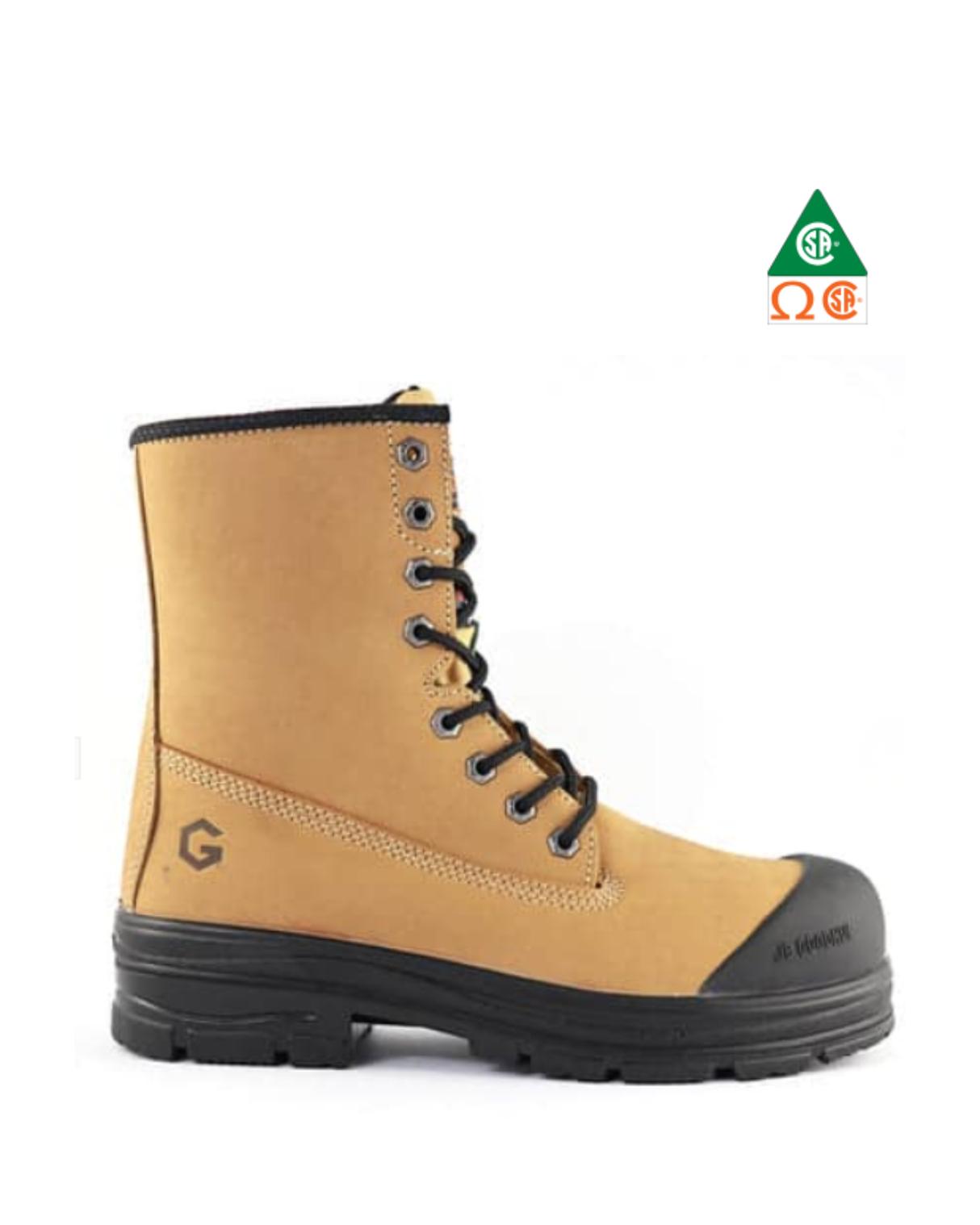 JB GOODHUE NITRO 2 8″ WORK BOOTS – TAUPE – WITH BUMP TOE – 14009 | JB0209146