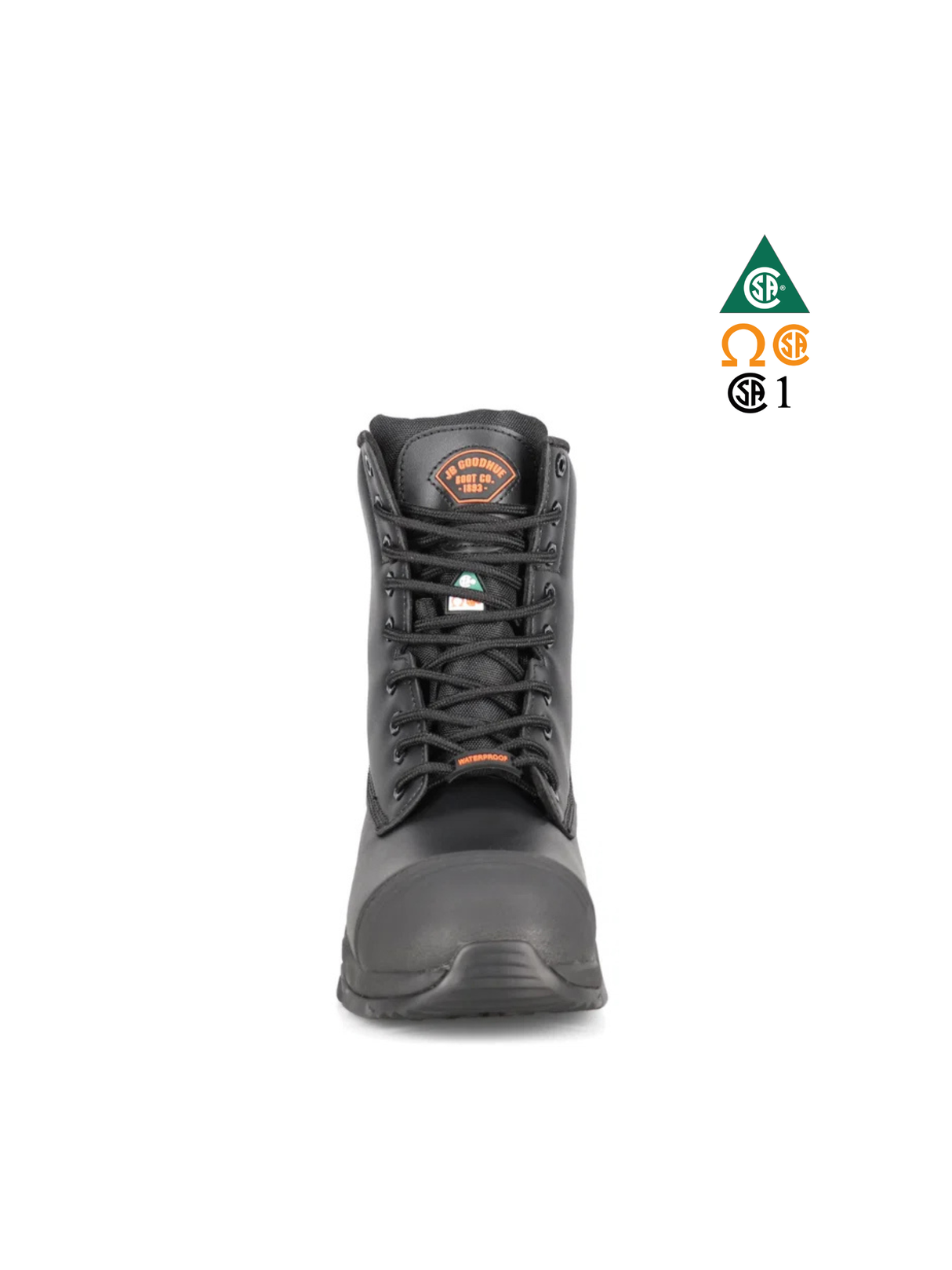 JB GOODHUE NITRO2 8″ WORK BOOTS WITH BUMP TOE BLACK 14008 | Collins Safety