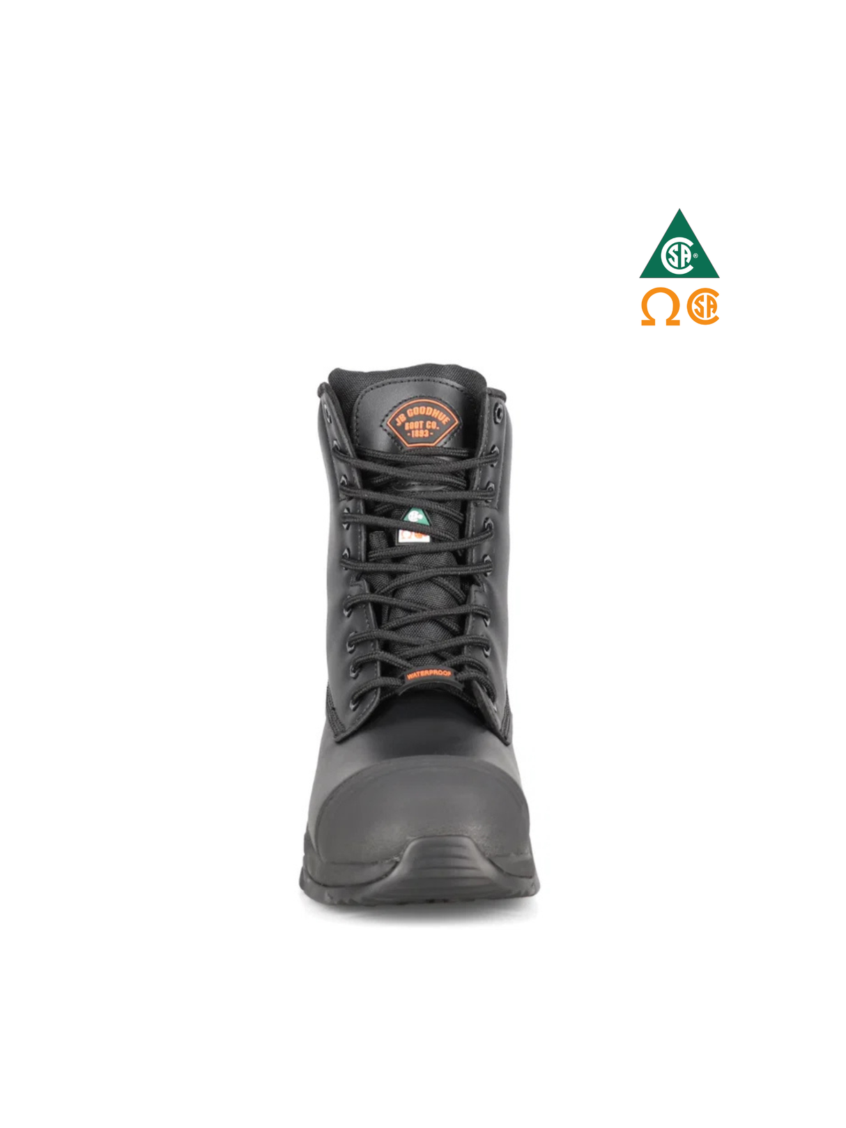 JB GOODHUE NITRO2 8″ WORK BOOTS WITH BUMP TOE BLACK 14008 | JB209145 Collins Safety