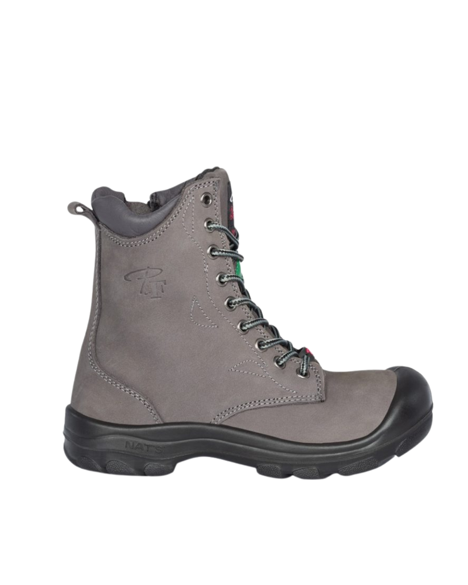 PILOTE FILLES 8″ WORK BOOTS FOR WOMEN CHARCOAL CSA APPROVED – S558