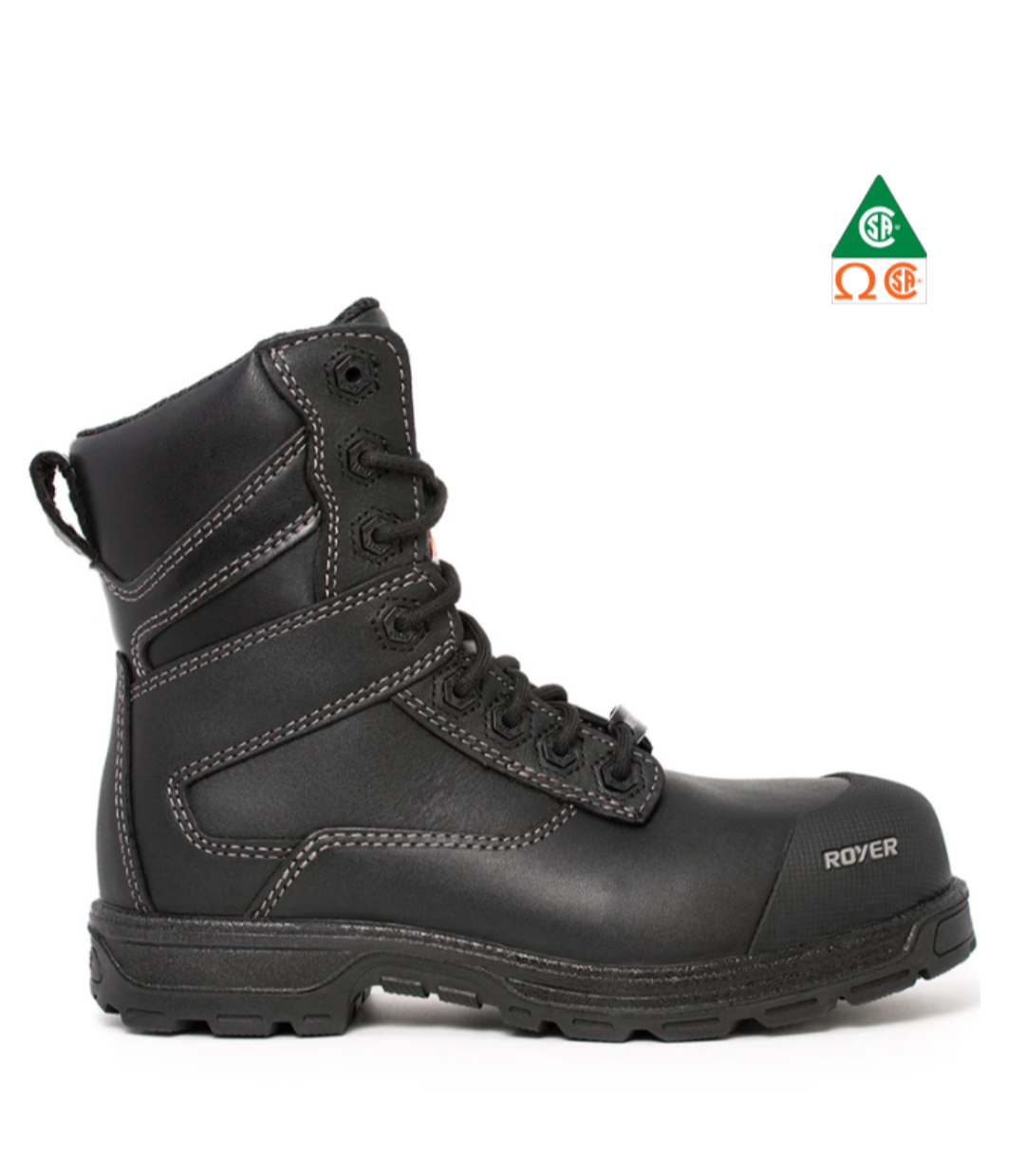 BOTTES DE TRAVAIL 8″ ROYER AGILITY™ AVEC PARESHOK™ ET EMBOUT COMPOSITE R-LITE™ – 5701GT | RY0209270