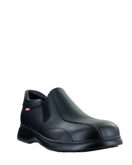 MELLOW WALK PATRICK CHAUSSURES DE SÉCURITÉ HOMME STYLE MOCASSIN NOIR – 5142| MW0103142