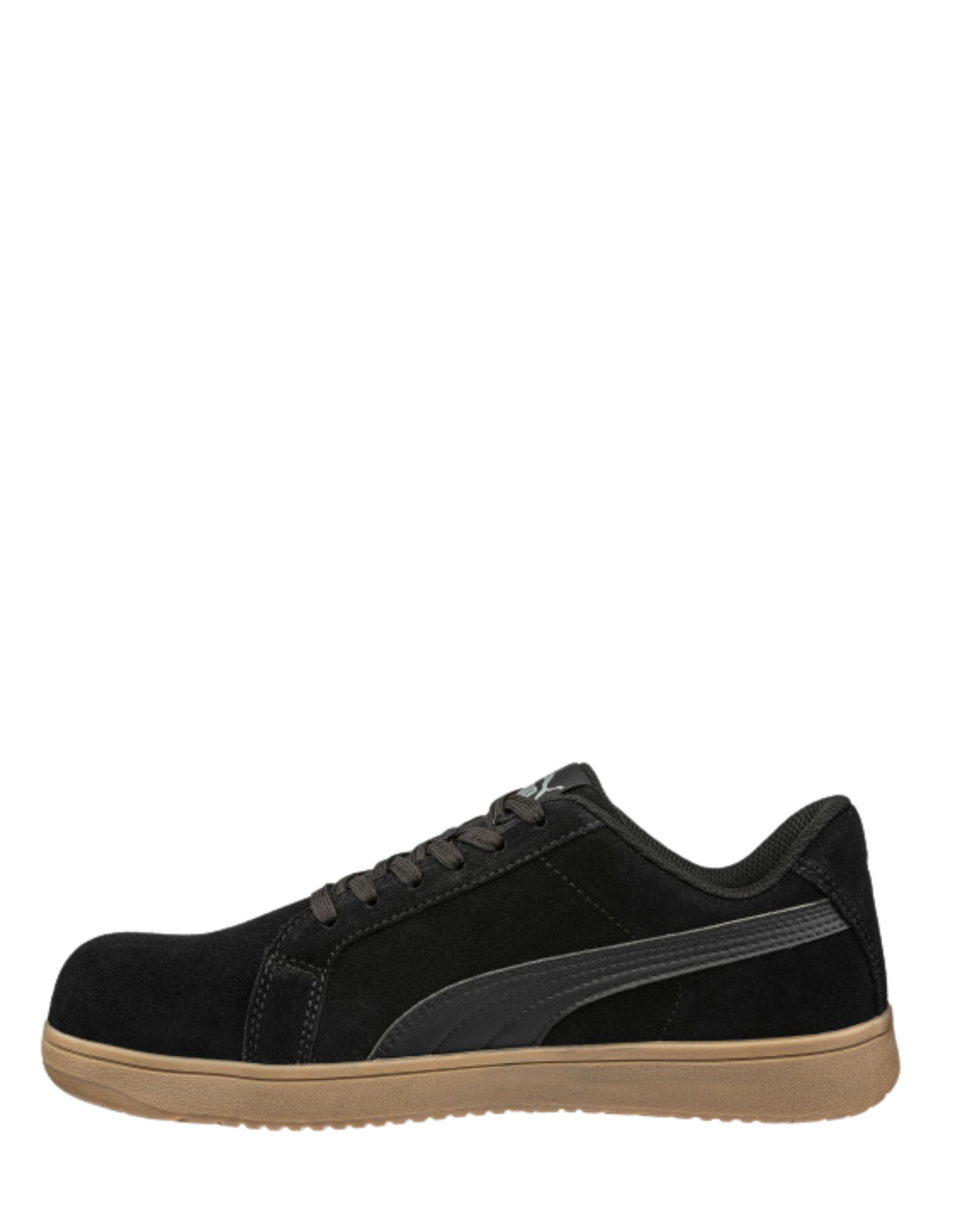 PUMA SAFETY ICONIC SUEDE BLACK GUM LOW COMPOSITE TOE SAFETY SHOES | 640323 - PM0202323
