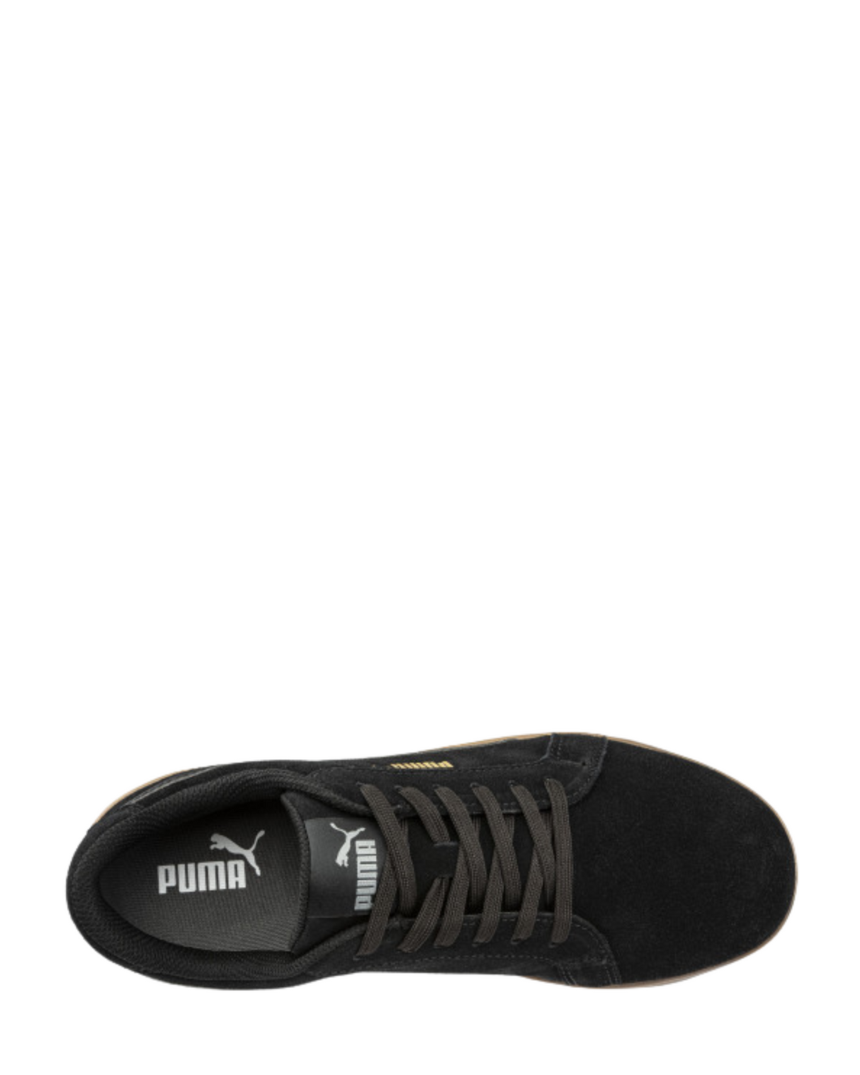 Puma Safety Iconic Suede Black Gum Low Composite Toe Safety Shoes 640323 | Collins Safety