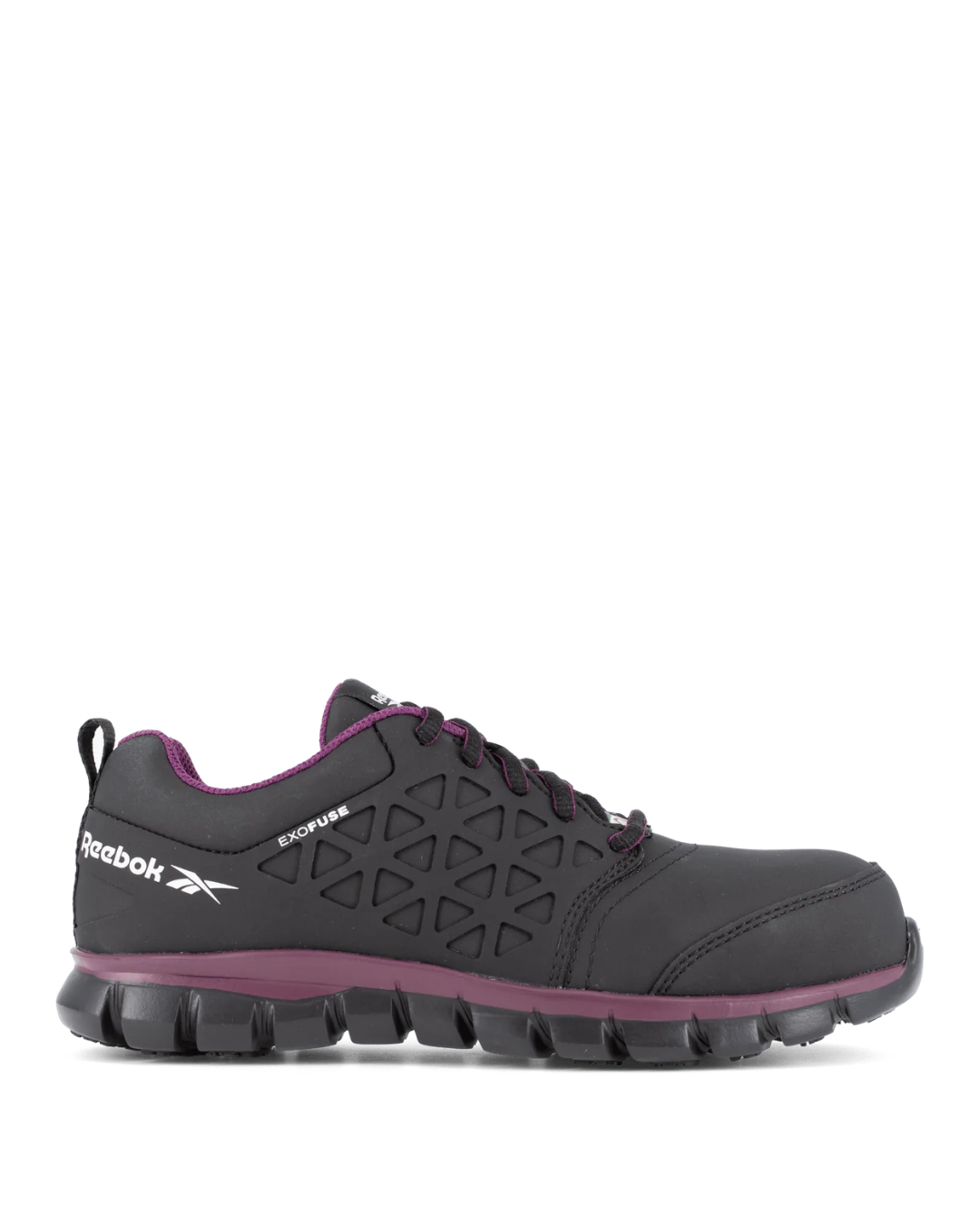 REEBOK WOMEN’S ATHLETIC WORK SHOES BLACK/PLUM – IB492 | RR0502492