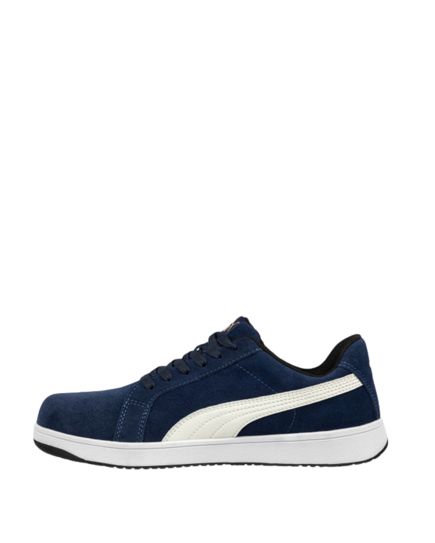 PUMA SAFETY ICONIC SUEDE NAVY LOW SAFETY WORK SHOES, ASTM EH SR | 640023 - PM0202273