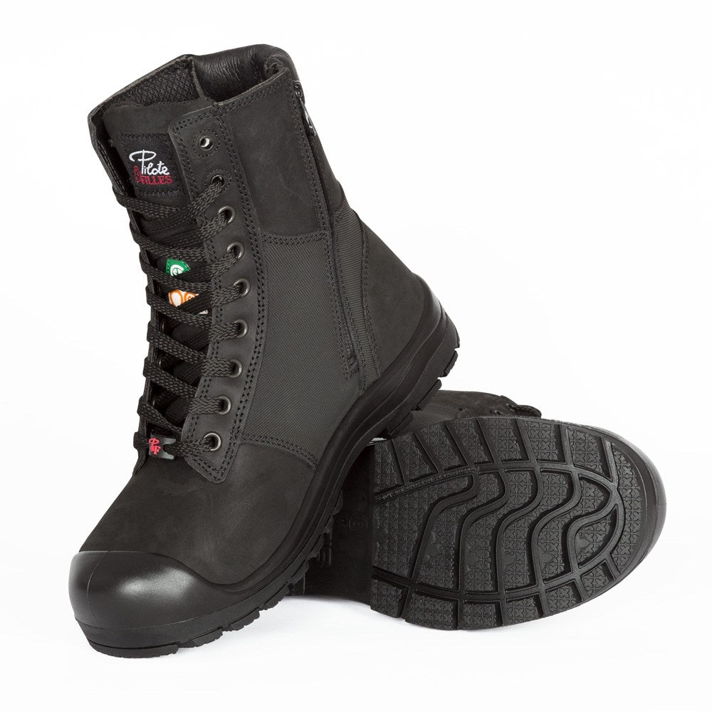 Bottes de travail pour femmes Pilotes &amp; Filles 8 pouces avec fermeture éclair - NT0509370