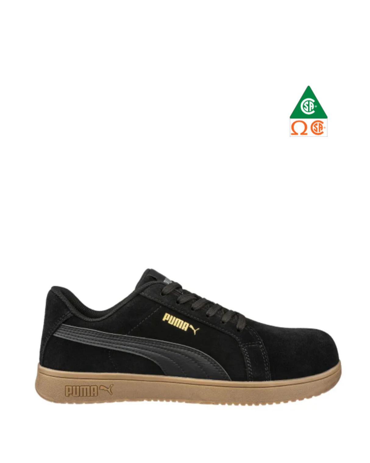 CHAUSSURES DE SÉCURITÉ BASSES PUMA SAFETY ICONIC SUEDE – GOMME NOIRE, BOUT COMPOSITE, CERTIFIÉES CSA | 640323 - PM0202323