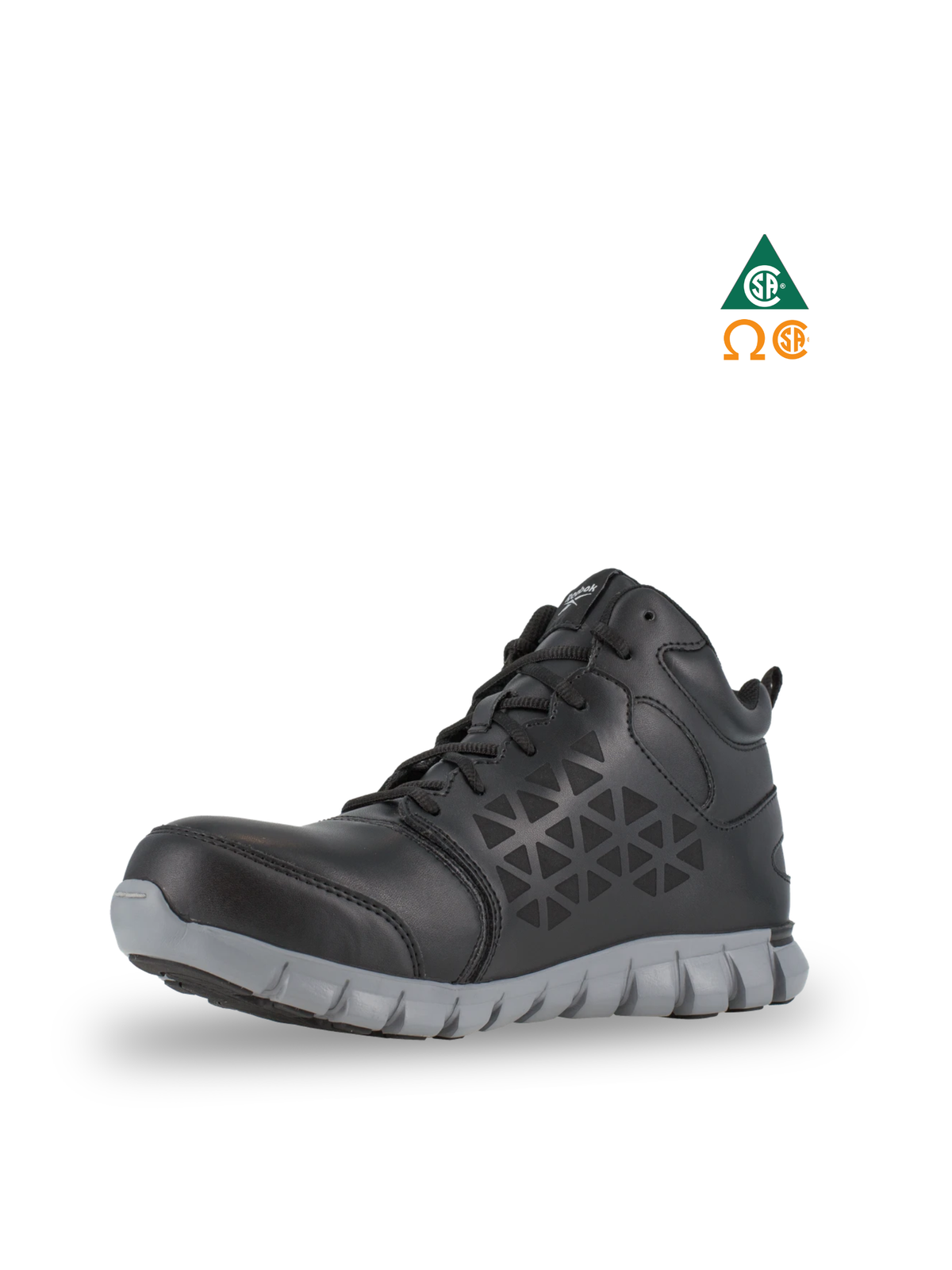 REEBOK 6″ SUBLITE CUSHION SHOES METALFREE BLACK - IB4142 | RR0207142 Collins Safety