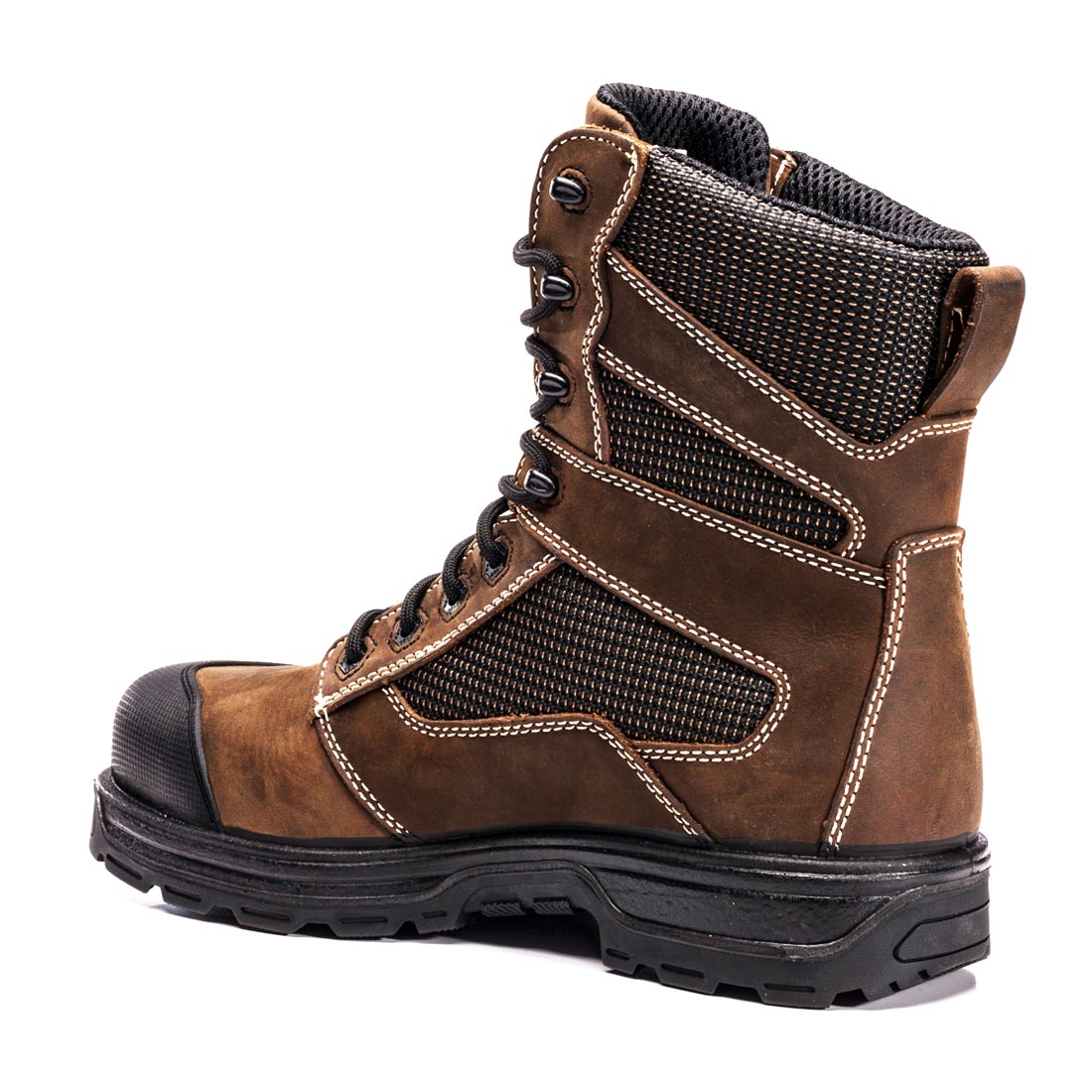 BOTTES DE TRAVAIL IMPERMÉABLES ROYER AGILITY™ 8″ BRUNES SANS MÉTAL – 5725GT | RY0209572