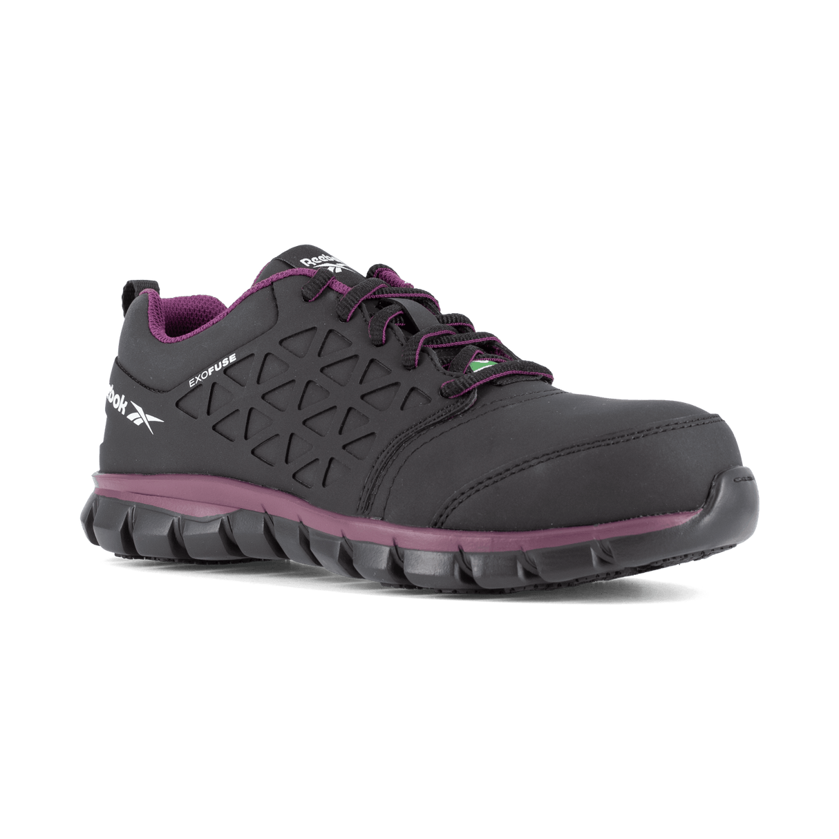 REEBOK WOMEN’S ATHLETIC WORK SHOES BLACK/PLUM – IB492 | RR0502492