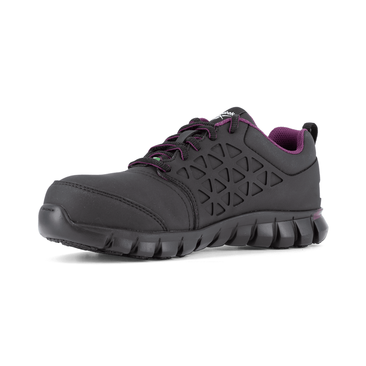 REEBOK WOMEN’S ATHLETIC WORK SHOES BLACK/PLUM – IB492 | RR0502492