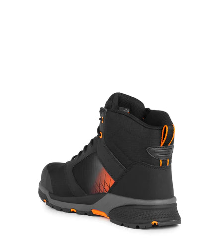 STC TRAINER6 6'' ATHLETIC WORK SHOES LIGHTWEIGHT BLACK & ORANGE – S29070-11 | PD0207070