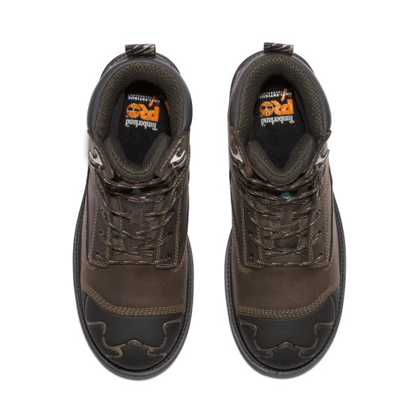 BOTTES DE TRAVAIL TIMBERLAND PRO® MAGNITUDE À EMBOUT COMPOSITE 8″ BRUN – TB0A5X2U214 | TI0209X02