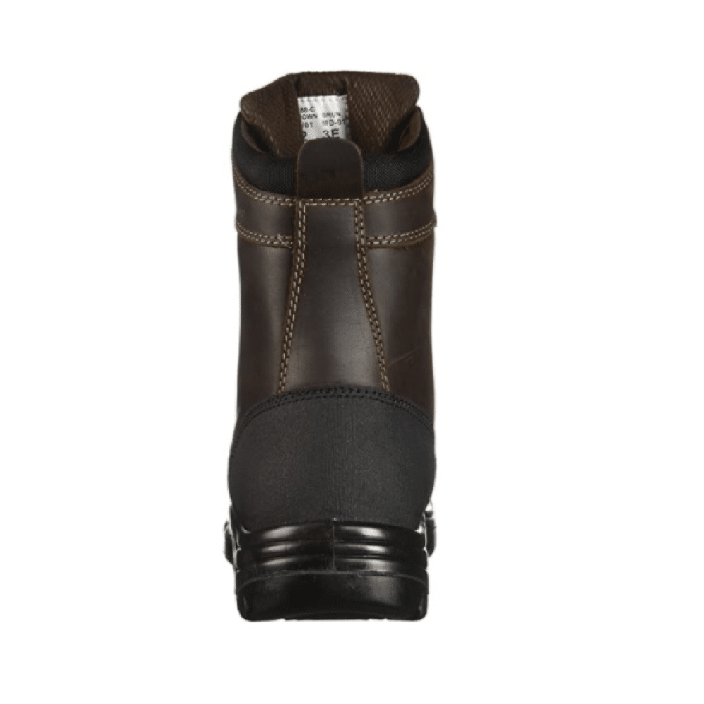 TIGER 8″ WATERPROOF LEATHER SAFETY WORK BOOTS BROWN – 7888-C | TG0209888