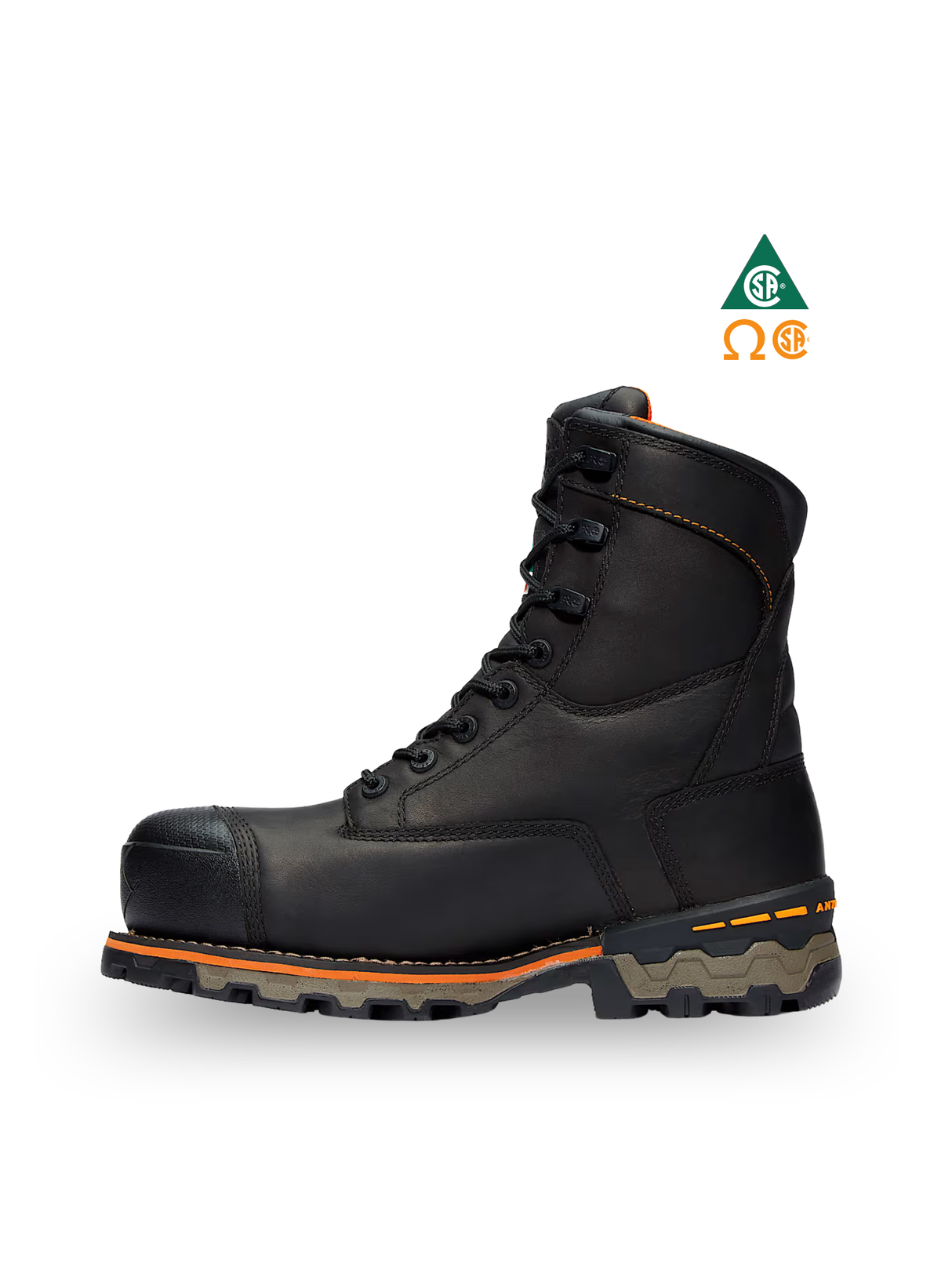 TIMBERLAND PRO® BOONDOCK 8'' BLACK WORK BOOT WITH COMPOSITE TOECAP - TB089645001 | TI0209645 Collins Safety