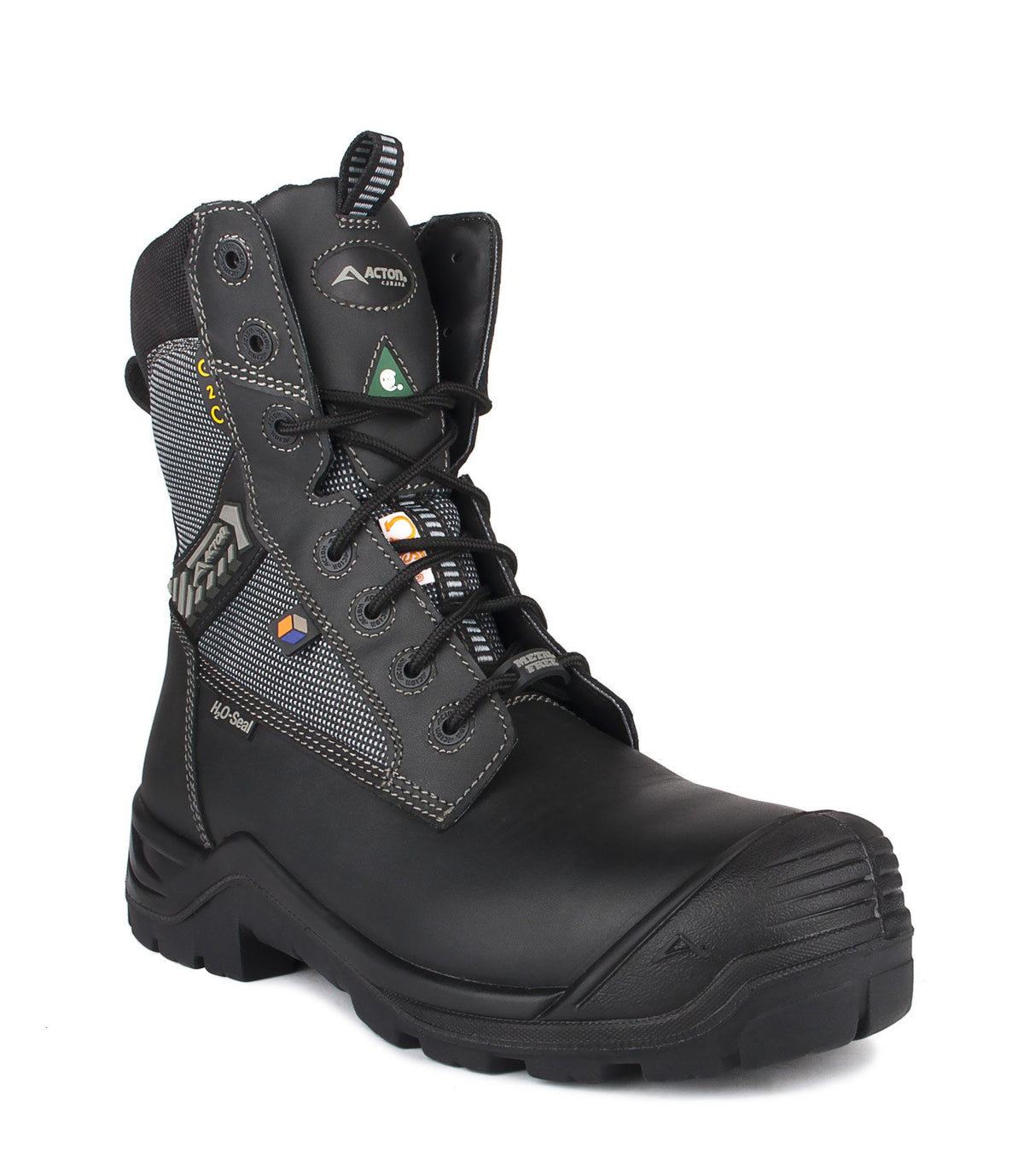 ACTON G2O 8″ MEN’S WORK BOOTS METAL-FREE BLACK – A9067B | AC0209058