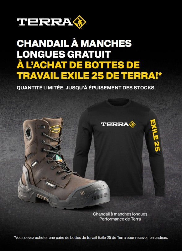 BOTTES DE TRAVAIL IMPERMÉABLES TERRA EXILE 25 8
