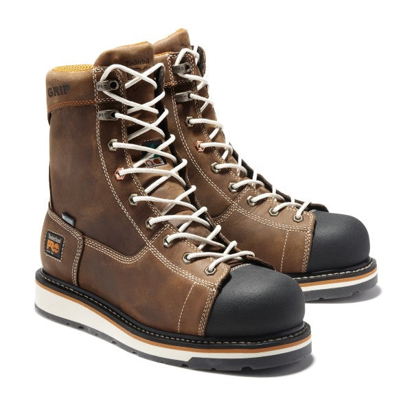 BOTTES DE TRAVAIL TIMBERLAND PRO® GRIDWORKS 8″ BRUNES – APPROUVÉES CSA – TB0A12EZ214 | TI020912EZ