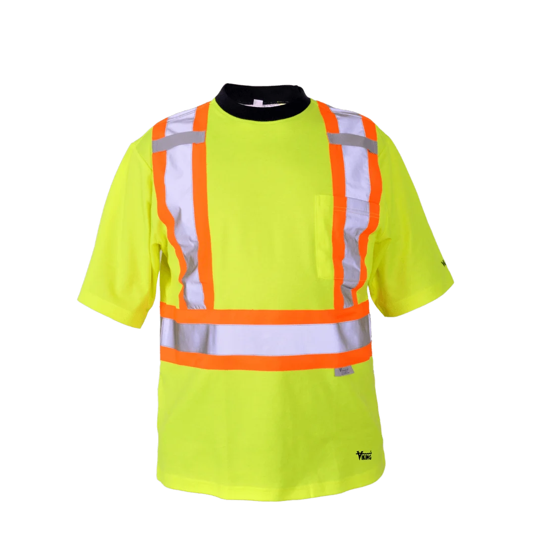 VIKING® SAFETY COTTON-LINED HIGH-VISIBILITY T-SHIRT | 6000G - AM0843L600