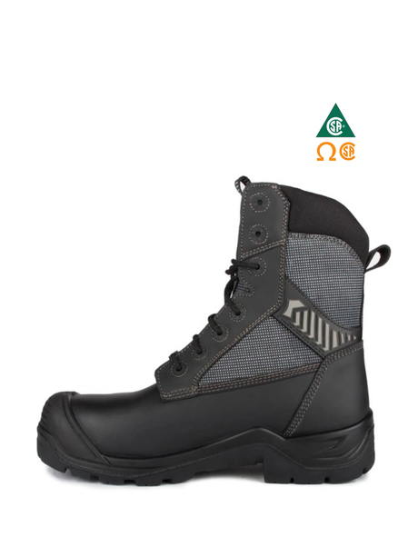 ACTON G2O 8″ MEN’S WORK BOOTS METAL-FREE BLACK – A9067B | AC0209058