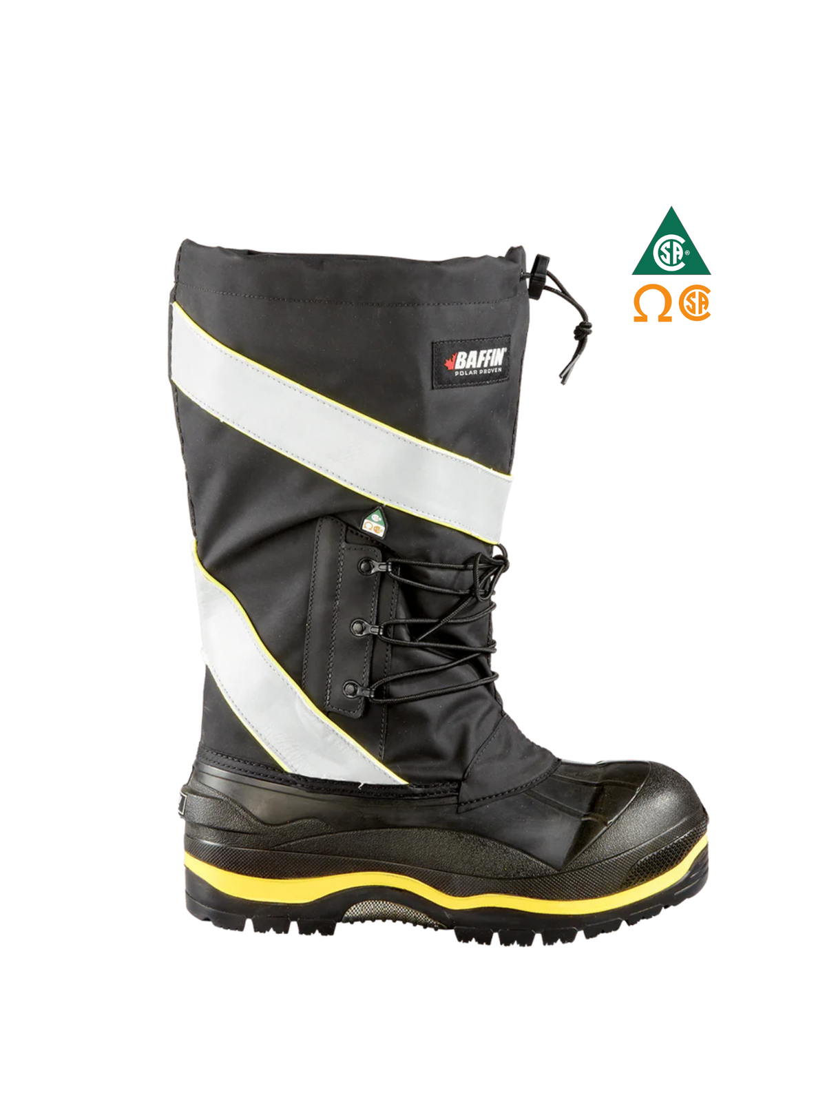 BAFFIN DERRICK BOTTES D'HIVER 18″ POUR HOMMES SANS MÉTAL NÉOPRÈNE – POLA-MP02-BK2 | BF0213P02