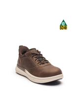 FLORSHEIM FLEET WORK BROWN COMPOSITE TOE ELASTIC WORK SNEAKER  - IF2782 | FL0102782 Collins Safety