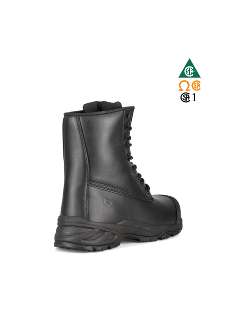 JB GOODHUE NITRO2 8″ WORK BOOTS WITH BUMP TOE BLACK 14008 | Collins Safety