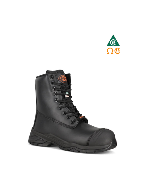 JB GOODHUE NITRO2 8″ WORK BOOTS WITH BUMP TOE BLACK 14008 | JB209145 Collins Safety