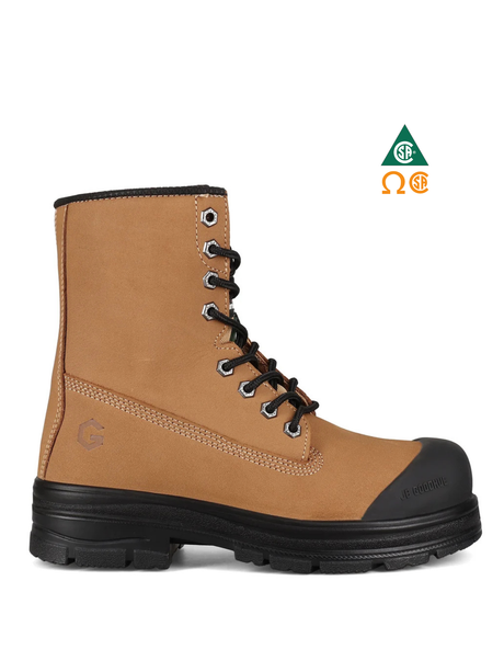 JB GOODHUE NITRO2 8″ WORK BOOTS WITH BUMP TOE TAUPE - 14009 | JB0209146 Collins Safety