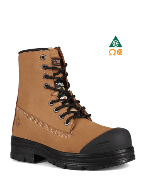 JB GOODHUE NITRO2 8″ WORK BOOTS WITH BUMP TOE TAUPE - 14009 | JB0209146 Collins Safety