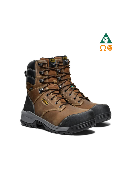 KEEN EVANSTON 8" MEN'S CSA WORK BOOT 1029670-EE | KN0209671 Collins Safety