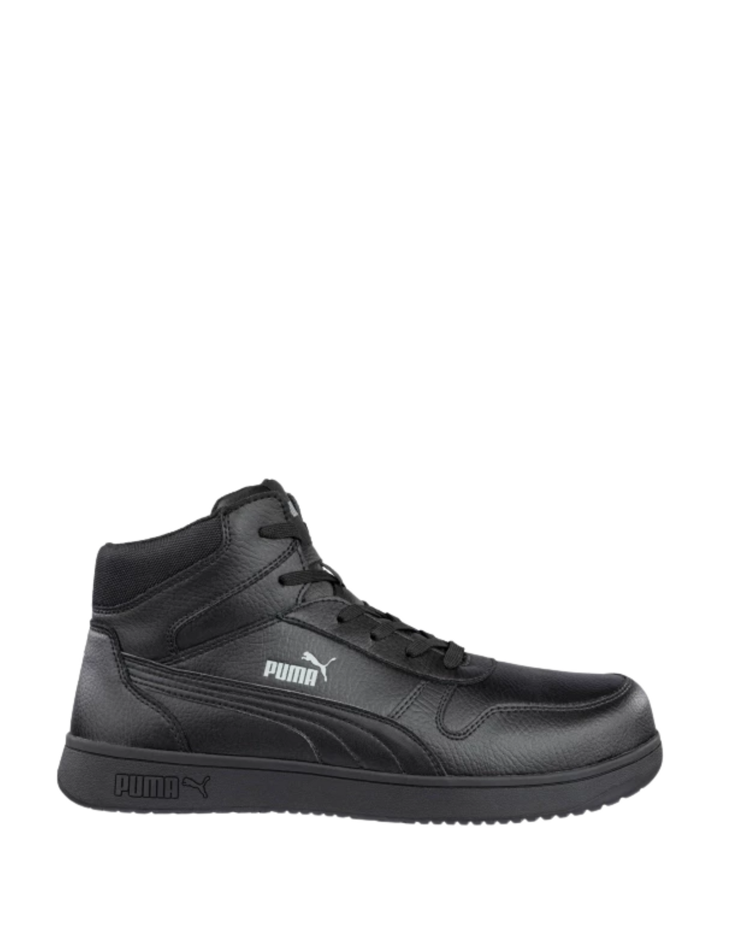 Puma Frontcourt BLK Mid Safety Work Shoes ASTM EH SR 630065 Puma Frontcourt BLK Mid Safety Work Shoes ASTM EH SR 630065