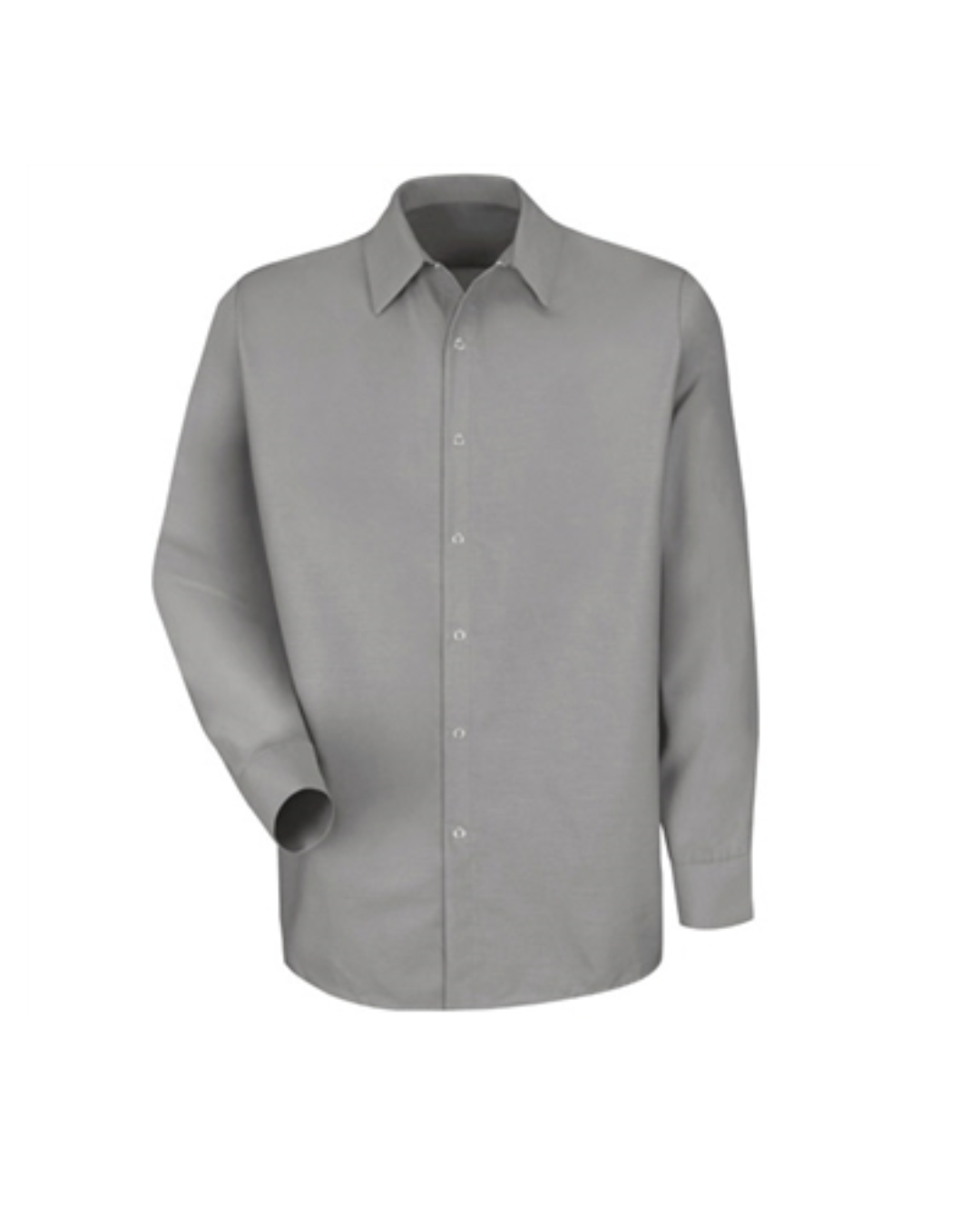 RED KAP® POCKETLESS SHIRT LONG SLEEVE GREY | SP16LA - RK091L017