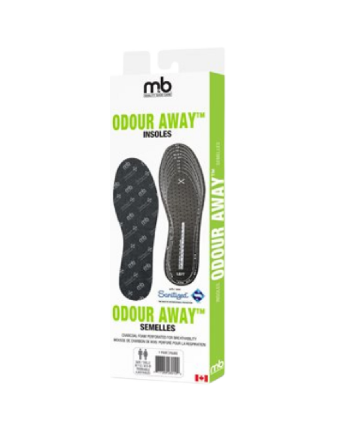 SEMELLES INTÉRIEURES M&B ODEUR AWAY | 26010 - EM0781410