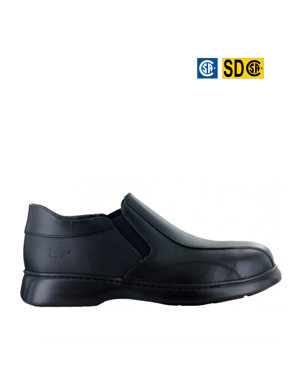 Mellow Walk Patrick Men's Loafer Safety Shoes Black 5142 | Collins
