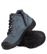 Pilote & Filles Women's 6″ Nubuck Leather Steel Toe Boots S556 