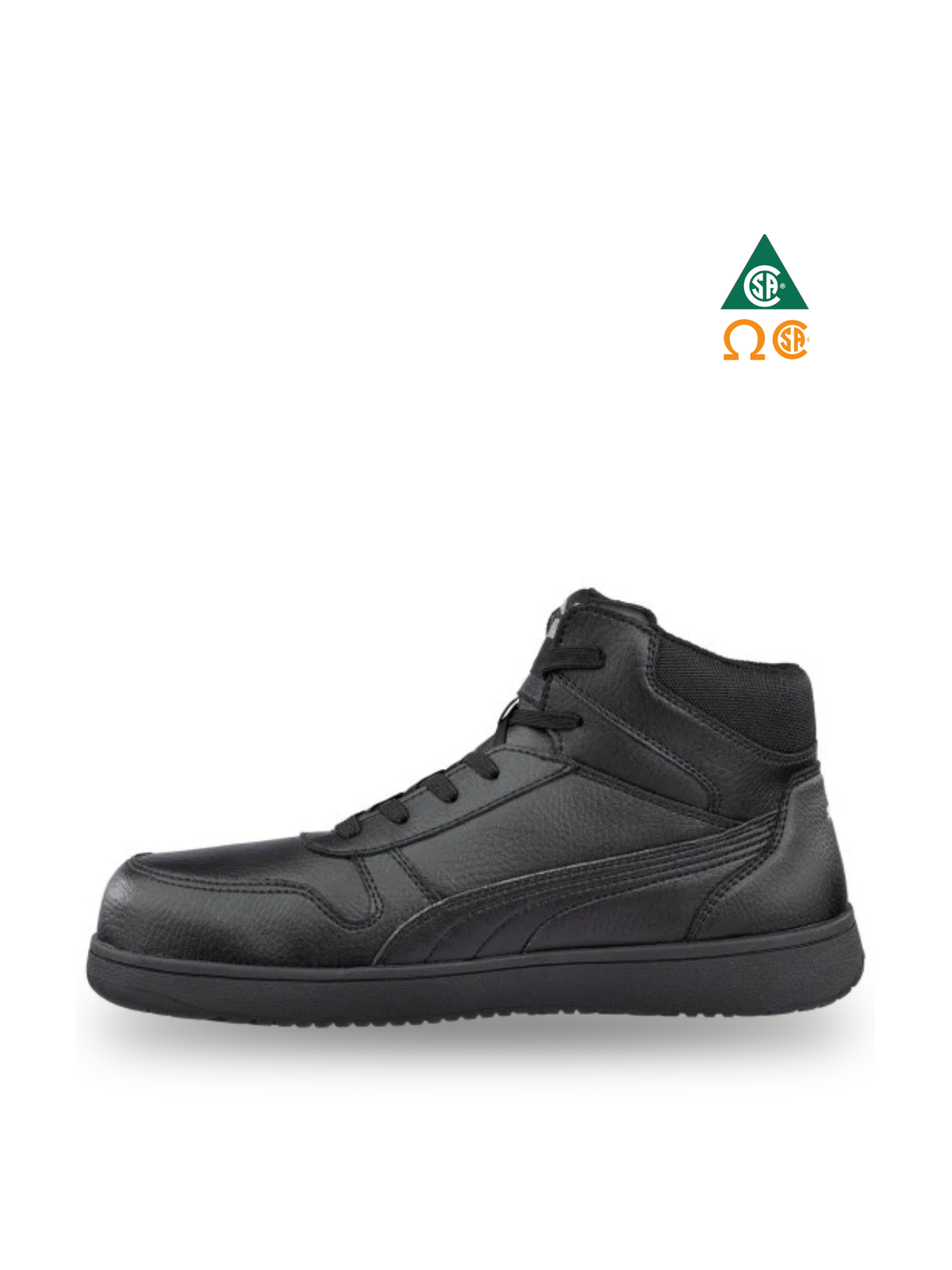 Puma Frontcourt BLK Mid Safety Work Shoes ASTM EH SR | 630065 - PM0207283 Collins Safety