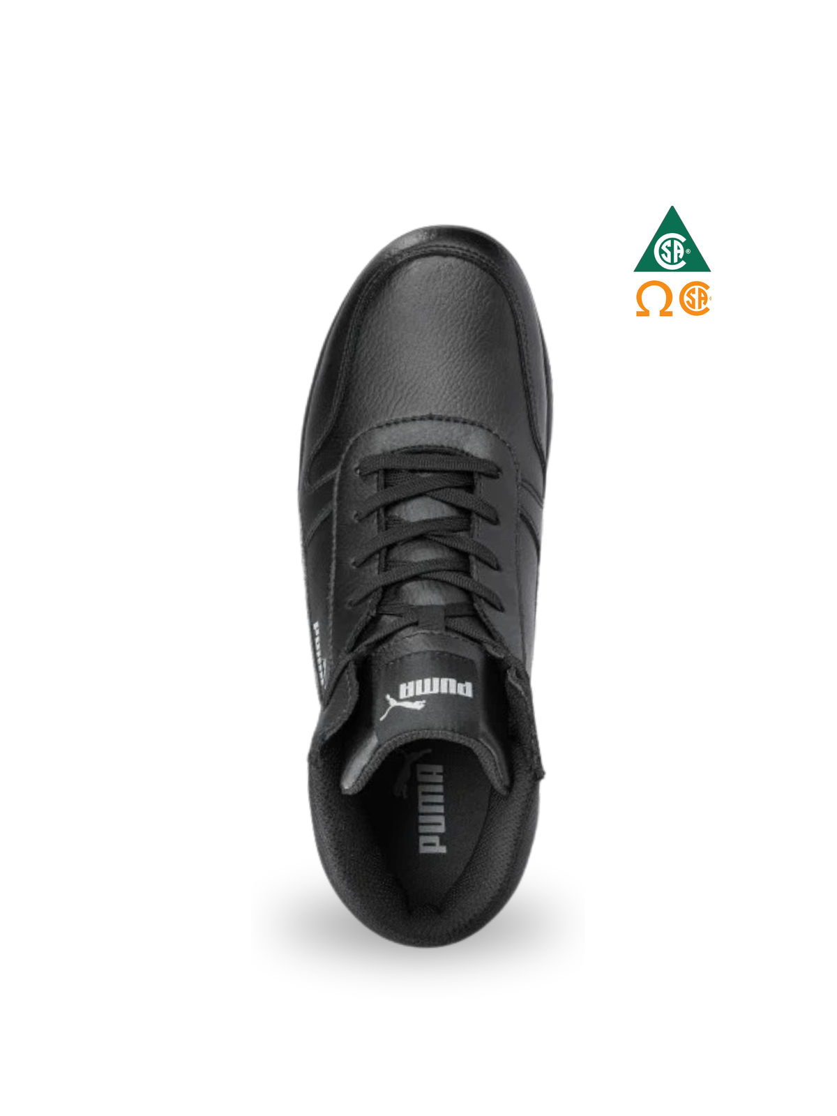 Puma Frontcourt BLK Mid Safety Work Shoes ASTM EH SR | 630065 - PM0207283 Collins Safety