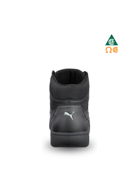 Puma Frontcourt BLK Mid Safety Work Shoes ASTM EH SR | 630065 - PM0207283 Collins Safety