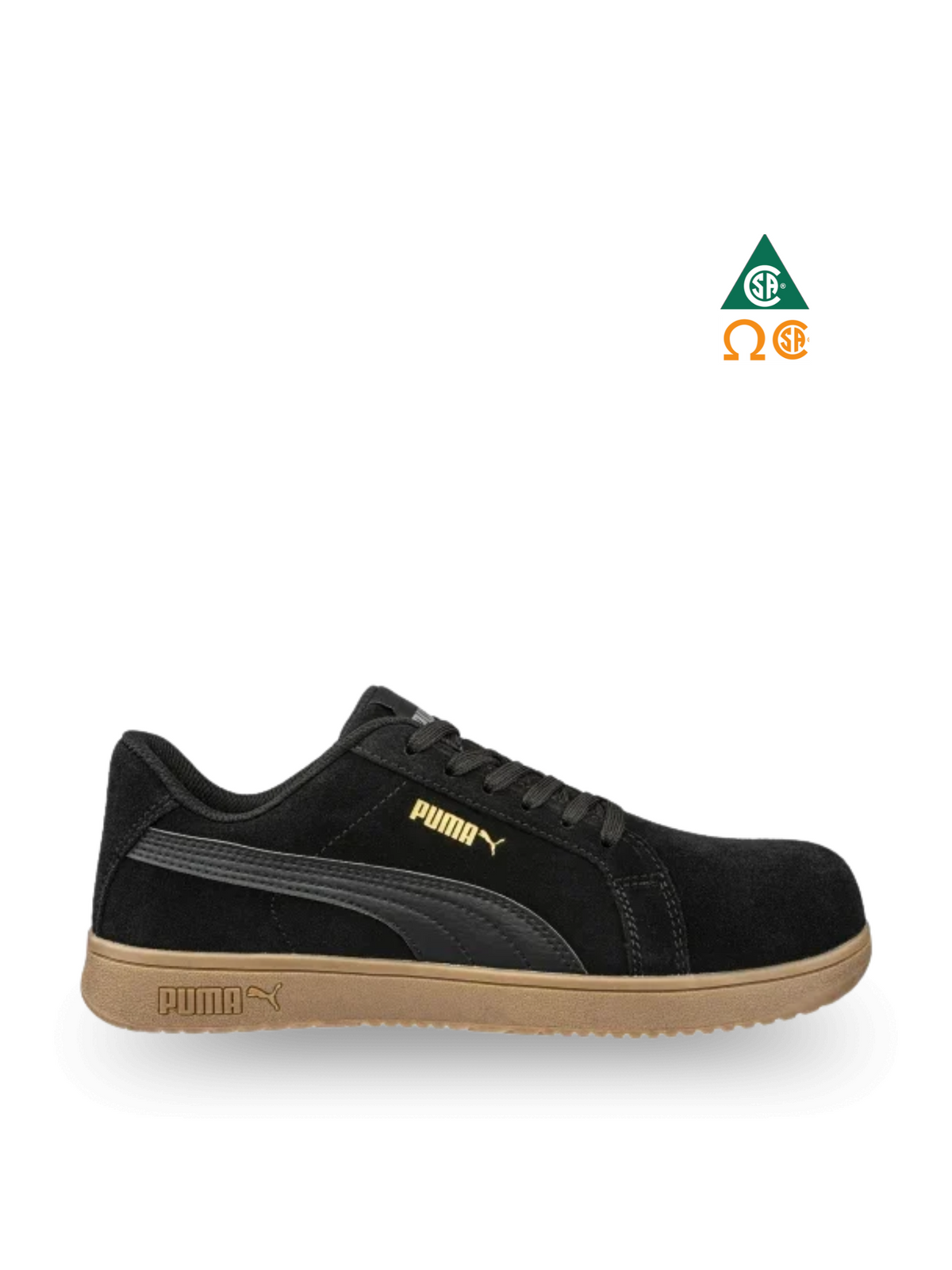 CHAUSSURES DE SÉCURITÉ BASSES PUMA SAFETY ICONIC SUEDE – GOMME NOIRE, BOUT COMPOSITE, CERTIFIÉES CSA | 640323 - PM0202323