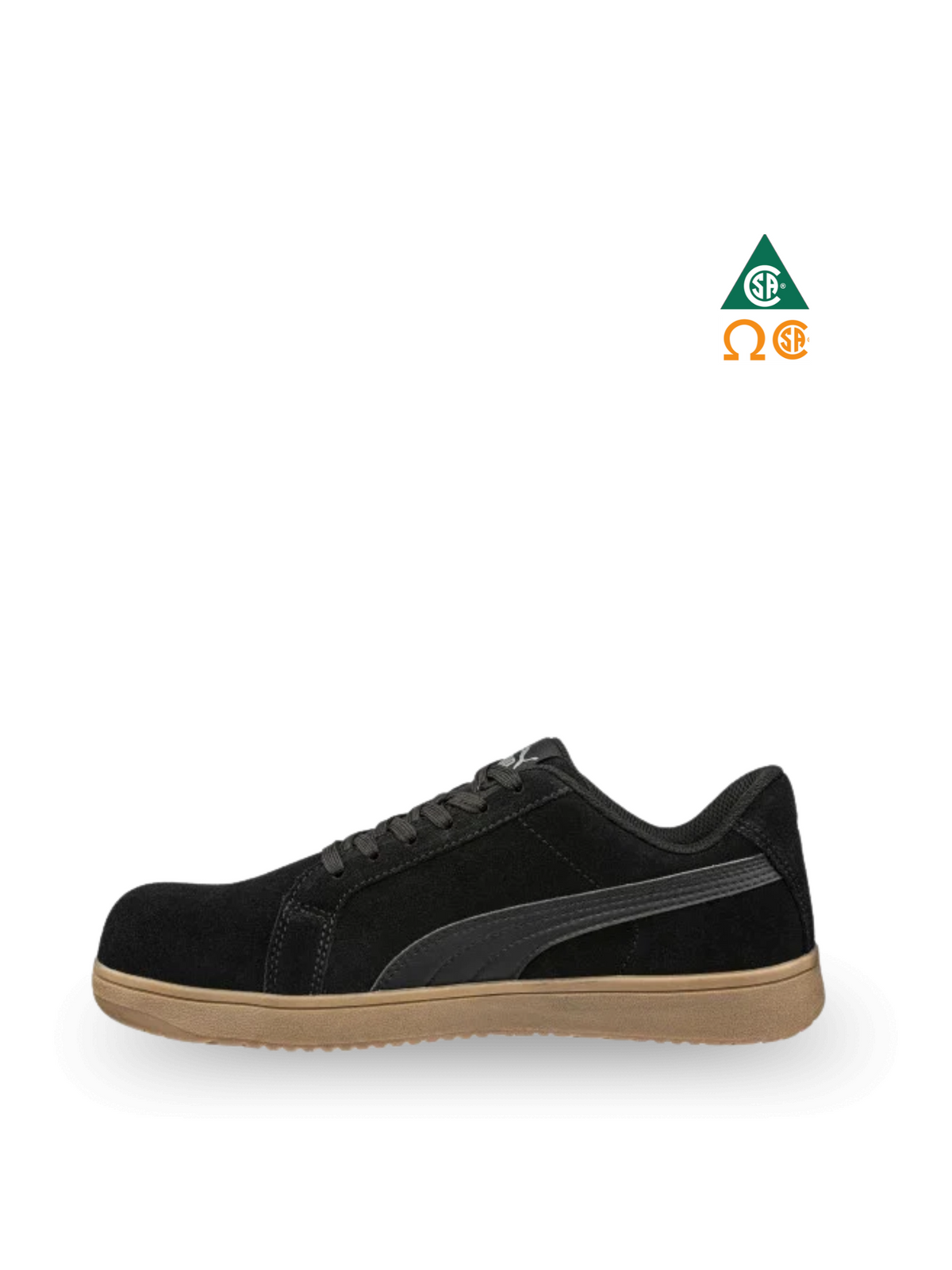 CHAUSSURES DE SÉCURITÉ BASSES PUMA SAFETY ICONIC SUEDE – GOMME NOIRE, BOUT COMPOSITE, CERTIFIÉES CSA | 640323 - PM0202323